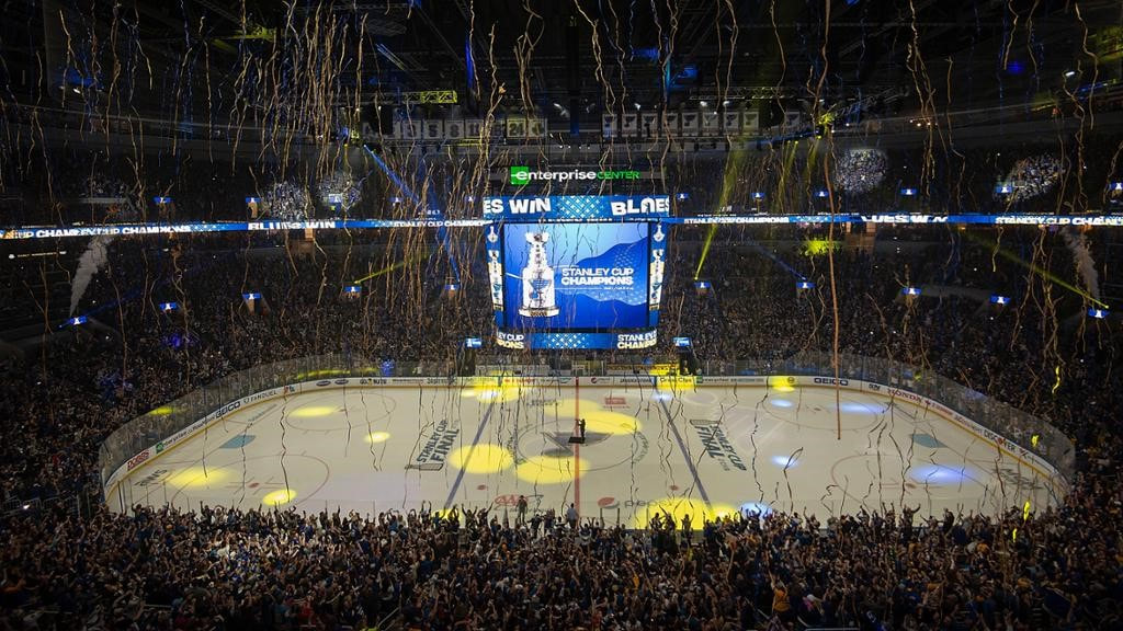 Scoreboard Structure for St. Louis Blues