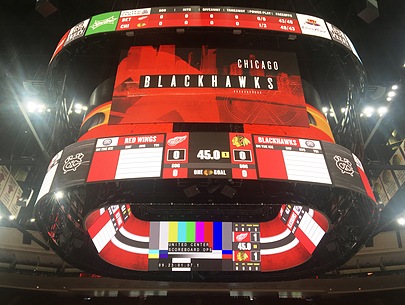 Chicago Blackhawks Scoreboard Structure