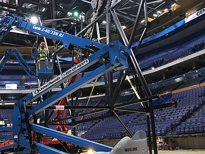 Steel Scoreboard Structure for NHL