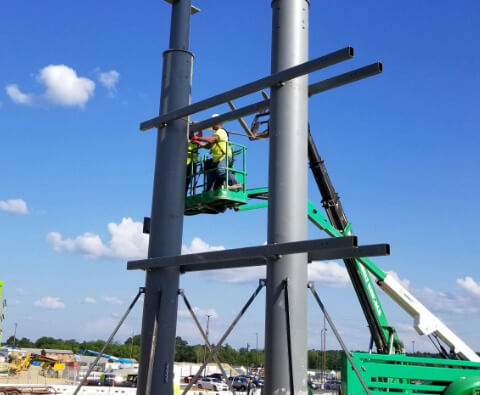 Sign Poles and Support Structures